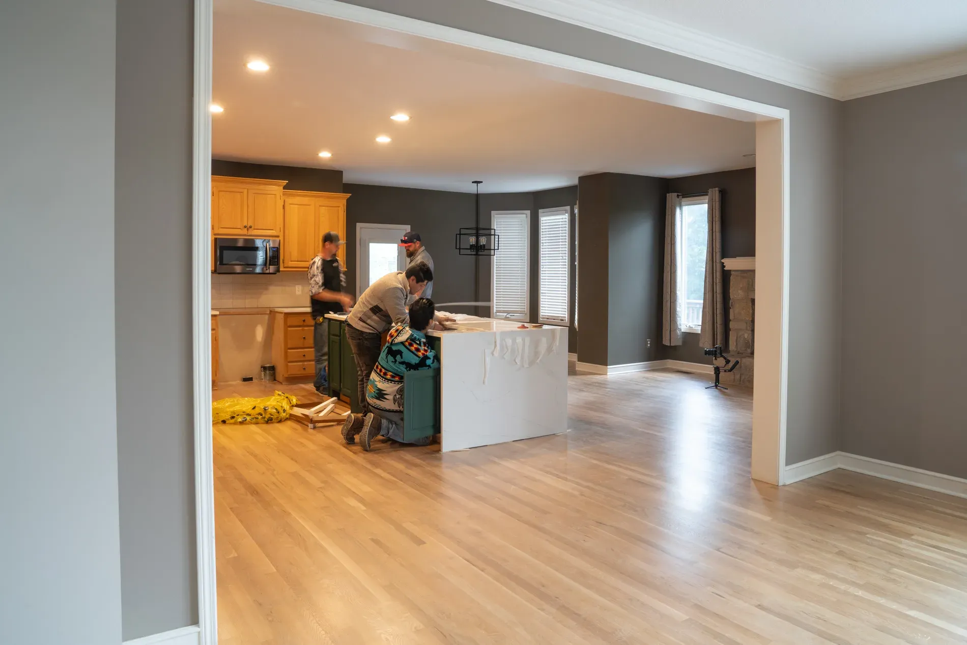 Hardwood floor project near Liberty, MO by Good Ol' Boy Hardwood Floors
